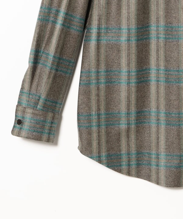 AURALEE / WOOL FULLING FLANNEL SHIRT