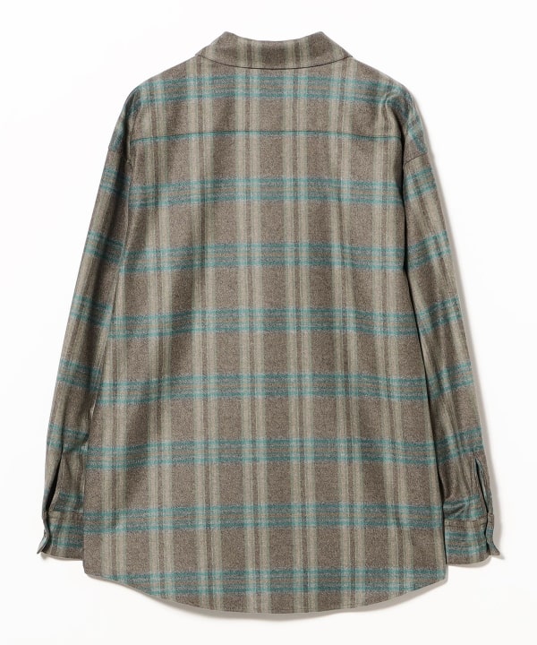 AURALEE / WOOL FULLING FLANNEL SHIRT