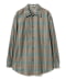 TOP BROWN GREEN CHECK