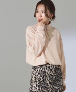 AURALEE / SUPER HIGH GAUGE SWEAT HALF ZIP P/O