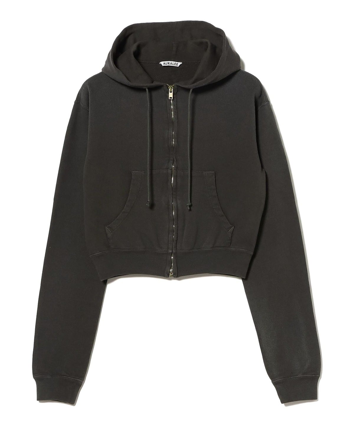 AURALEE オーラリー / PRODUCT DYED PIMA LIGHT SWEAT ZIP PARKA トップス WOMEN INK BLACK 1 AURALEE オーラリー / PRODUCT DYED PIMA LIGHT SWEAT ZIP PARKA トップス WOMEN INK BLACK 1