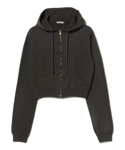 AURALEE / PRODUCT DYED PIMA LIGHT SWEAT ZIP PARKA