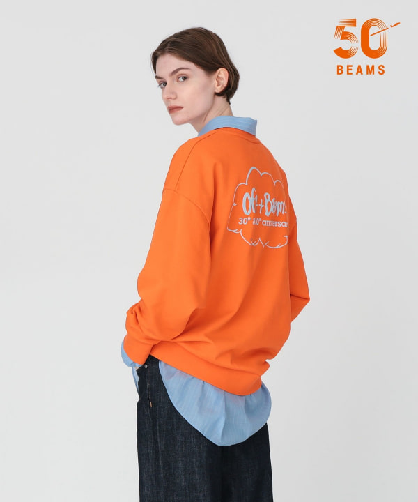 【別注】0fr. Paris × Demi-Luxe BEAMS / ロゴ スウェット Model：H175 B79 W60 H88 SIZE：S