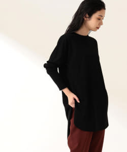 ATON / スーピマ ラウンドヘム ロングスリーブTシャツ