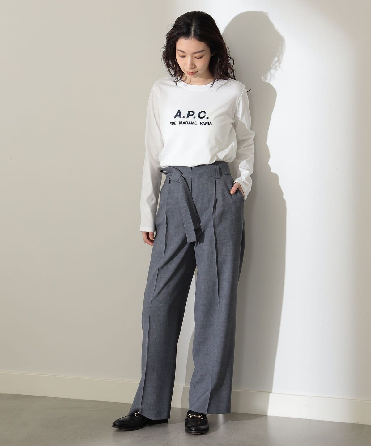 Demi-Luxe BEAMS（デミルクス ビームス）A.P.C. / RUE MADAME FEMME ロングスリーブ（Tシャツ・カットソー Tシャツ ）通販｜BEAMS