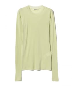 AURALEE / GIZA SUPPERHIGH GAUGE SHEER RIB L/S TEE