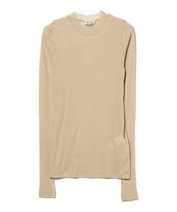 AURALEE / HIGH GAUGE SHEER RIB LONGSLEEVE TEE