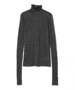 AURALEE / SUPER SOFT WOOL SHEER JERSEY TURTLENECK