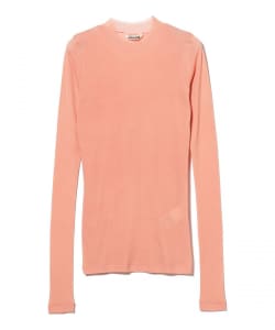AURALEE / SUPER HIGH GAUGE SHEER RIB L/S TEE