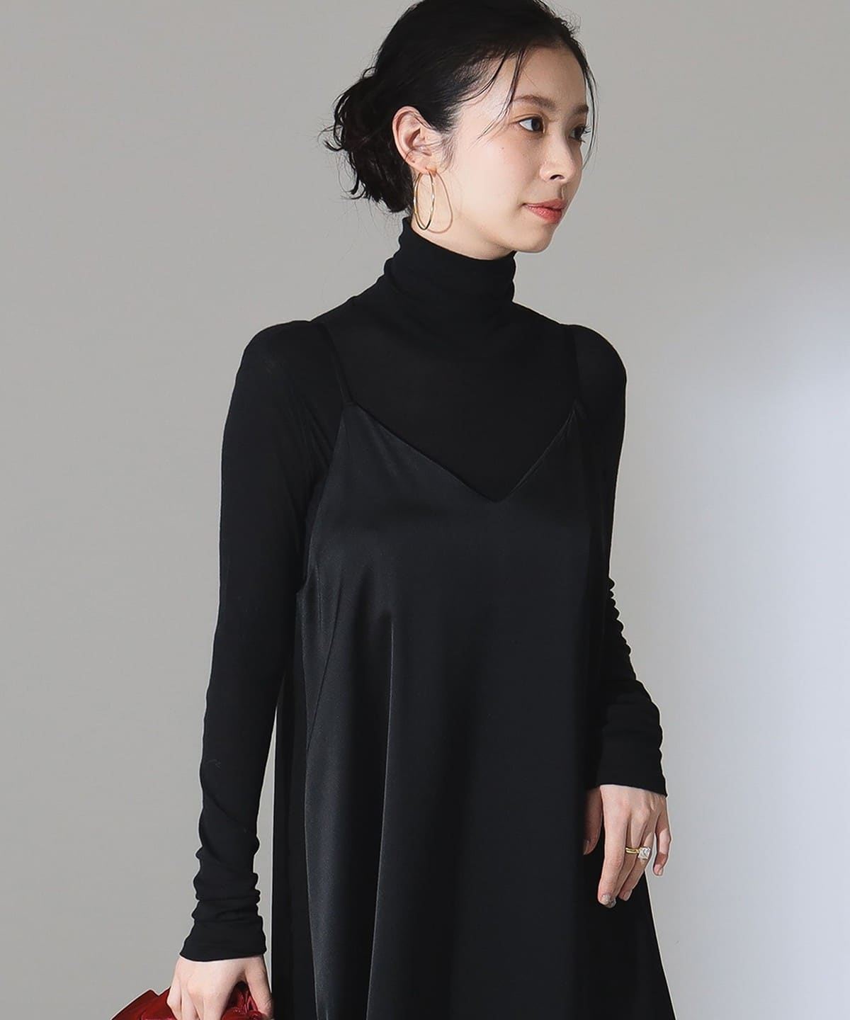 フライス タートルネックプルオーバー Tシャツ・カットソー WOMEN BLACK ONE SIZE フライス タートルネックプルオーバー Tシャツ・カットソー WOMEN BLACK ONE SIZE