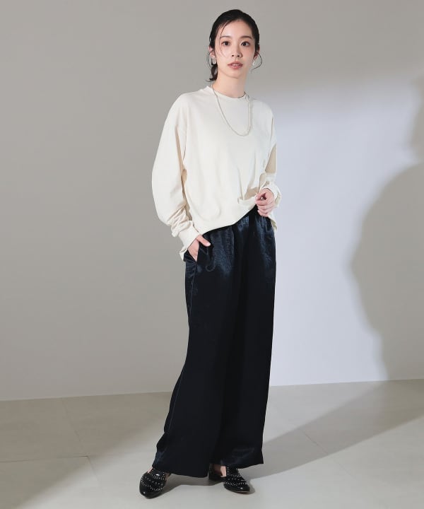 【2025秋冬新作】 Demi-Luxe BEAMS（デミルクス ビームス）ATON / オーバーサイズ トップス