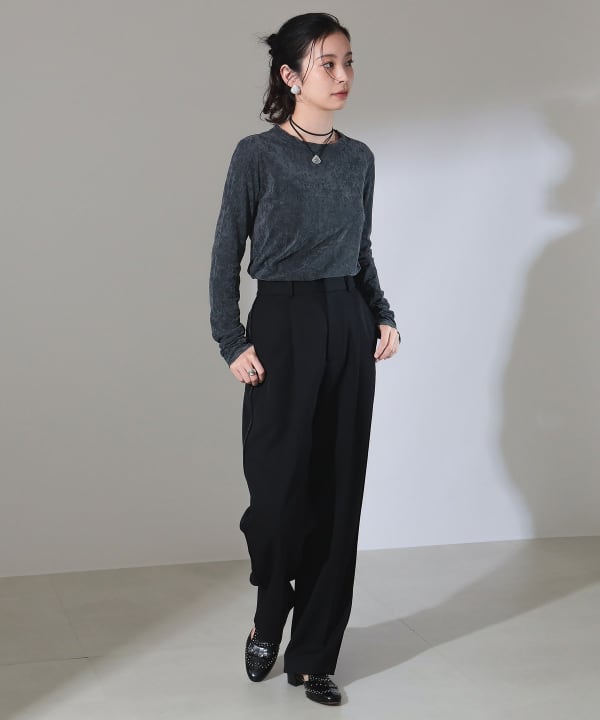 Demi-Luxe BEAMS(デミルクス ビームス)トリアセテート ベロア Demi-Luxe BEAMS(デミルクス ビームス)トリアセテート ベロア
