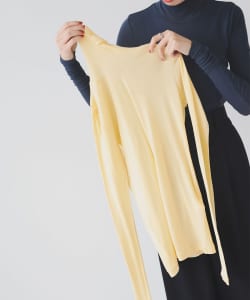 AURALEE / HIGH GAUGE SHEER RIB TURTLE NECK LONGSLEEVE TEE