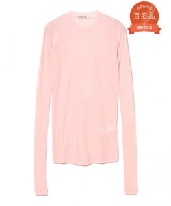 AURALEE / HIGH GAUGE SHEER RIB LONGSLEEVE TEE