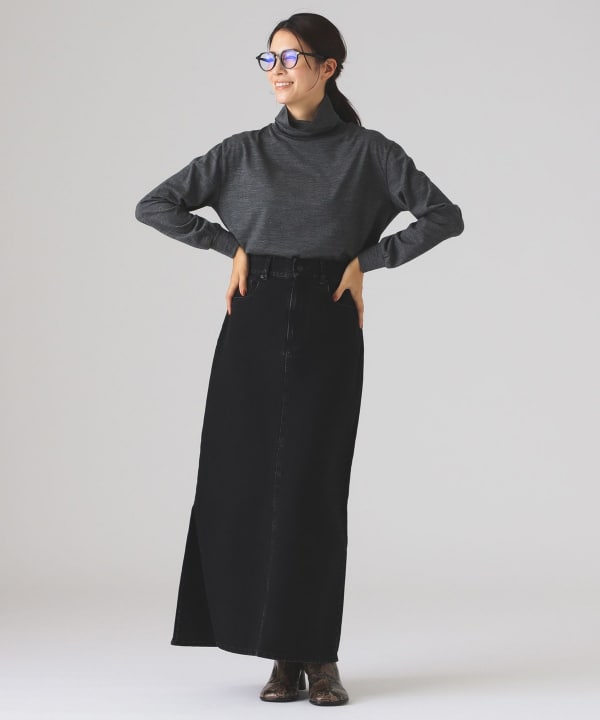 BEAMS SLOANE ウール 天竺 クルーネックニット2 ニットソー