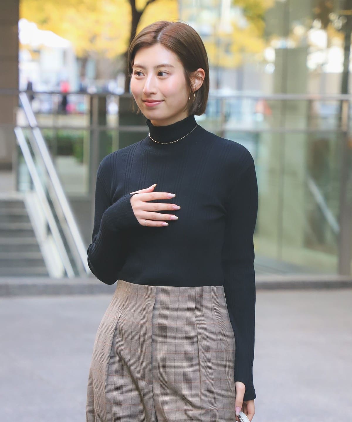 ⭐️ Deuxieme Classe⭐️ jerseyタートルネック リブニット