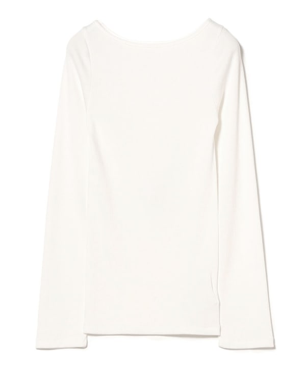 【Demi-Luxe BEAMS】ONE SIZE 丸胴 テレコ 長袖 Tシャツ Demi-Luxe BEAMS（デミルクス ビームス）丸胴 テレコ 長袖 T