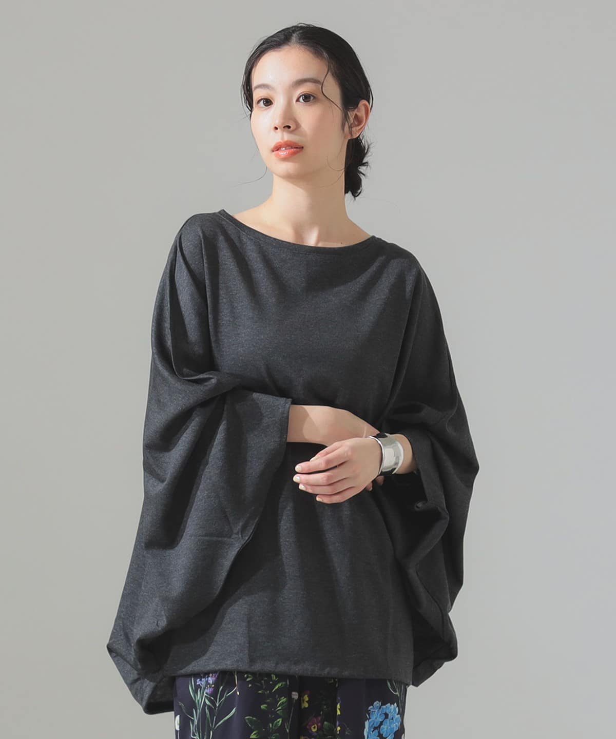 COG THE BIGSMOKE コグ ザ ビッグスモーク / LEA ジャージー ダイヤモンド トップス Tシャツ・カットソー WOMEN CHARCOAL. GREY ONE SIZE COG THE BIGSMOKE コグ ザ ビッグスモーク / LEA ジャージー ダイヤモンド トップス Tシャツ・カットソー WOMEN CHARCOAL. GREY ONE SIZE