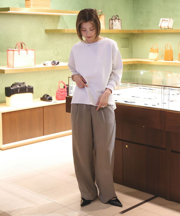 【NEW限定品】 Demi-Luxe ロング ビームス）ダンボール BEAMS（デミルクス トップス