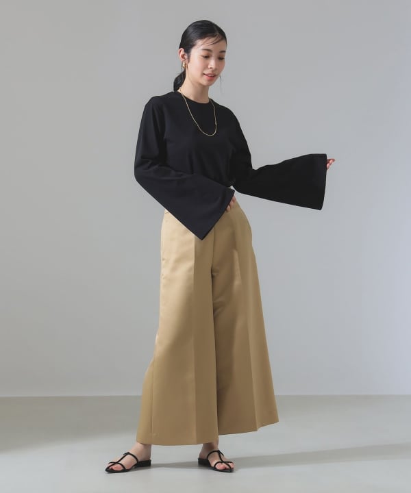Demi-Luxe BEAMS - 定2万【Demi-Luxe BEAMS】あぜ編み フレア