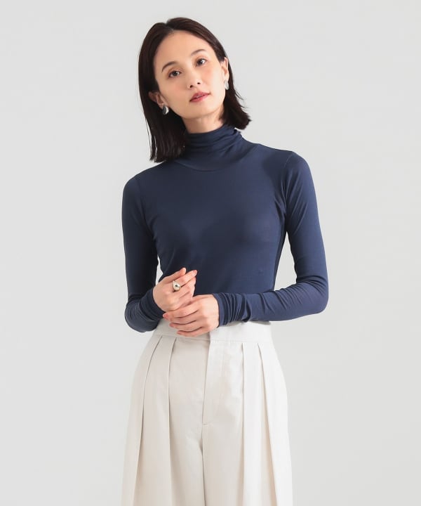 AURALEE スーパーハイゲージシアーリブボートネックT ブラック0 AURALEE スーパーハイゲージシアーリブボートネックT ブラック0