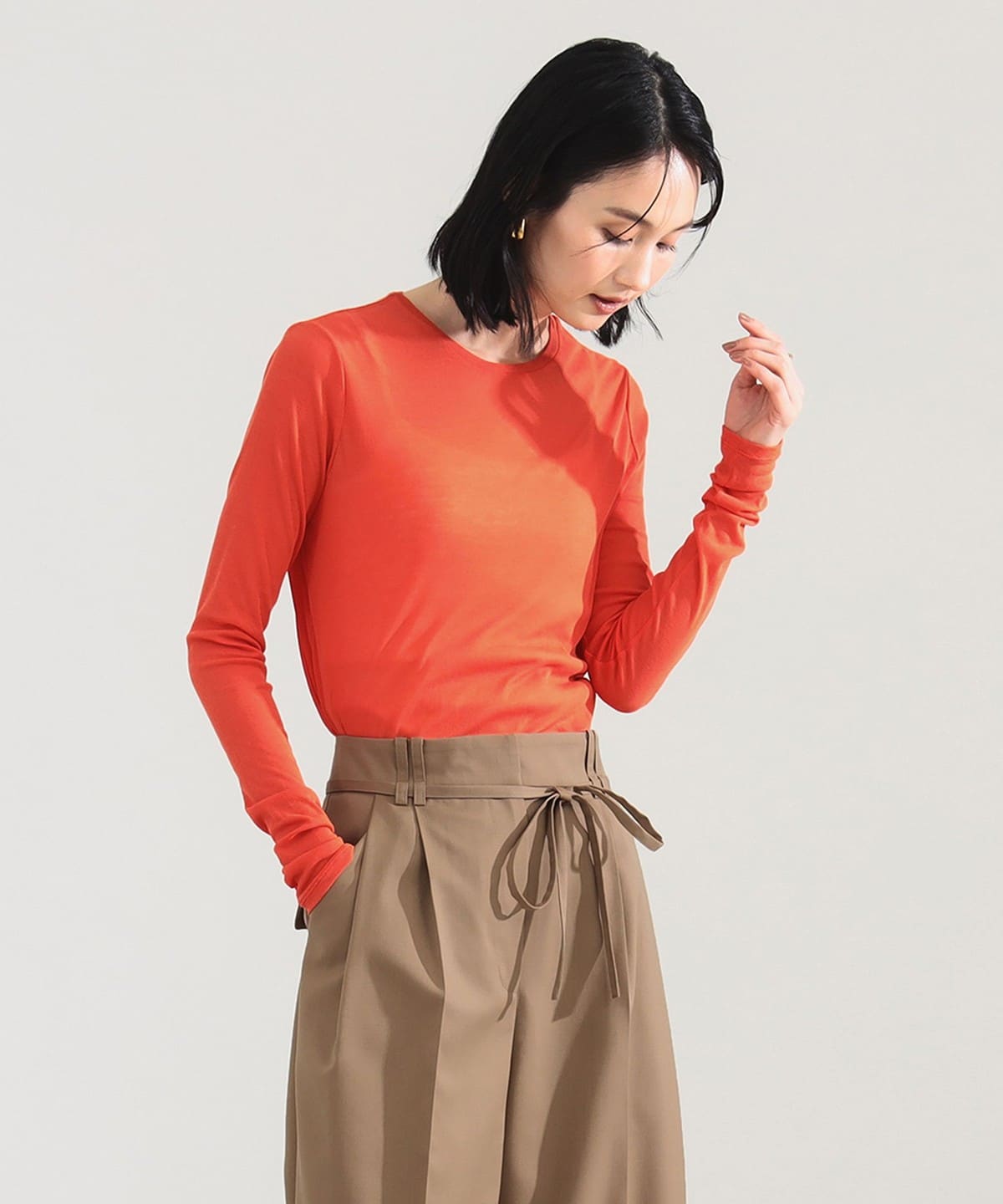 Demi-Luxe BEAMS ティアードカットソー Demi-Luxe BEAMS（デミルクス ビームス）コンビ ティアード プル