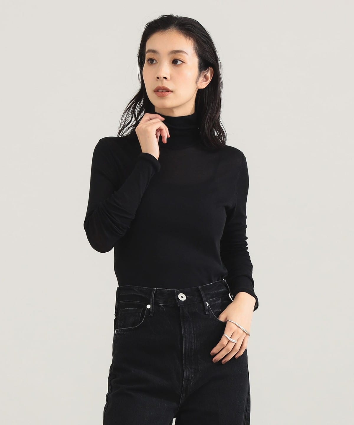 【極美品】RRL ダブルアールエル タートルネック カットソー ブラック S 64140277126_D_9.jpg