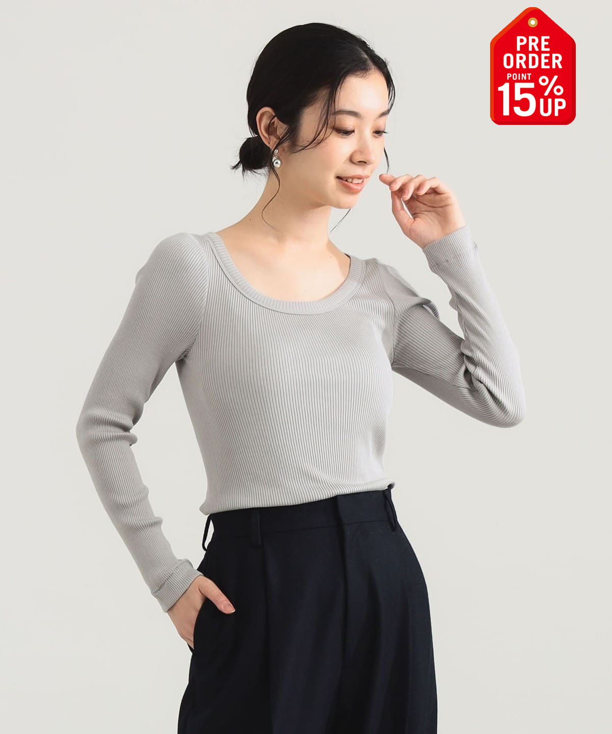 【+15%ポイントUP】AK+1 エーケーワン / シルク コットン 丸胴 プルオーバー Tシャツ・カットソー WOMEN GREY ONE SIZE 【+15%ポイントUP】AK+1 エーケーワン / シルク コットン 丸胴 プルオーバー Tシャツ・カットソー WOMEN GREY ONE SIZE
