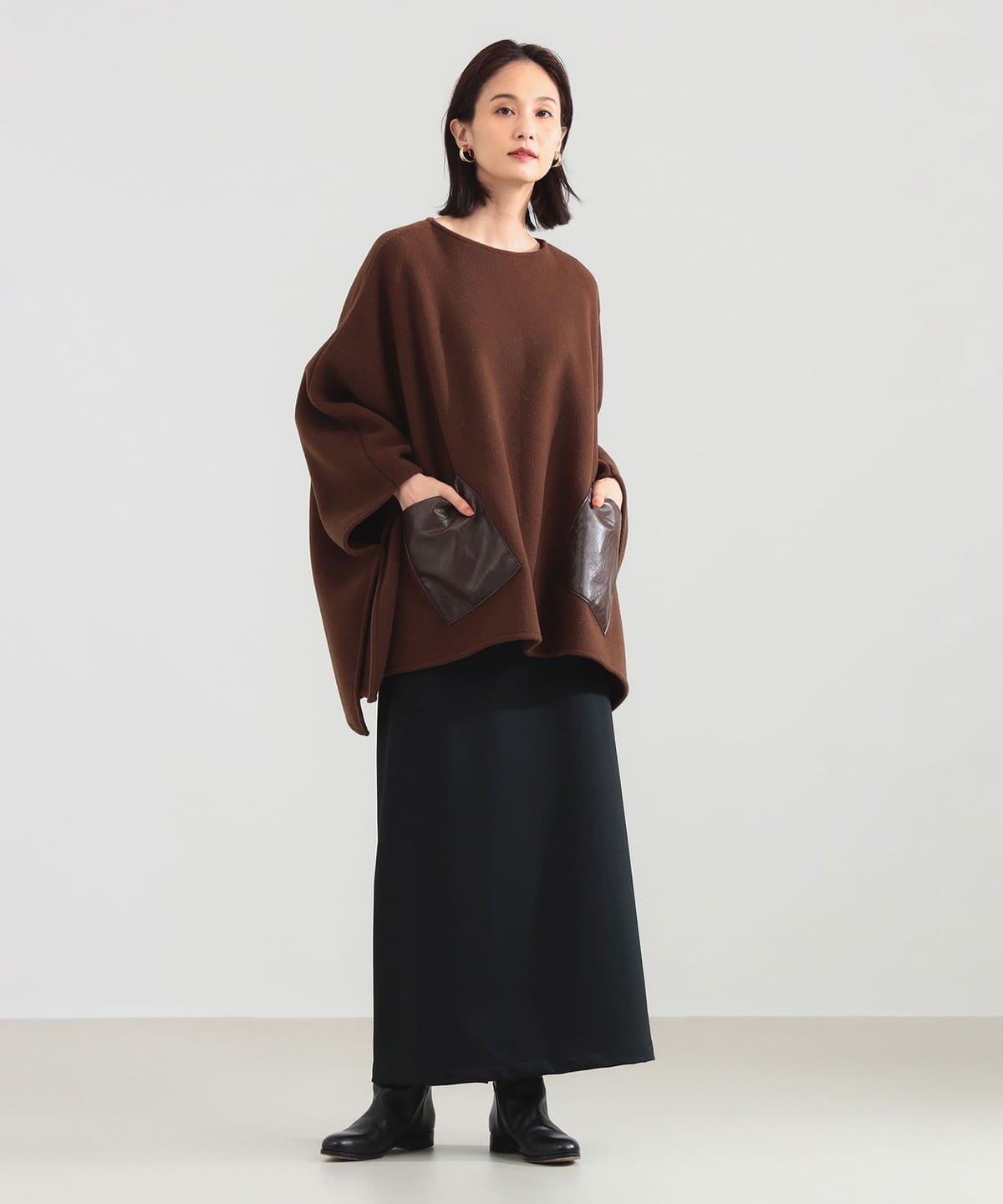 COG THE BIGSMOKE コグ ザ ビッグスモーク / MILA ポンチョ トップス トップス WOMEN MARRON 1 COG THE BIGSMOKE コグ ザ ビッグスモーク / MILA ポンチョ トップス トップス WOMEN MARRON 1