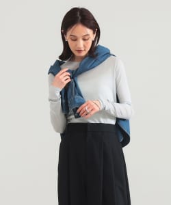 【+10%ポイントUP】コットン ハイツイスト シアー Tシャツ