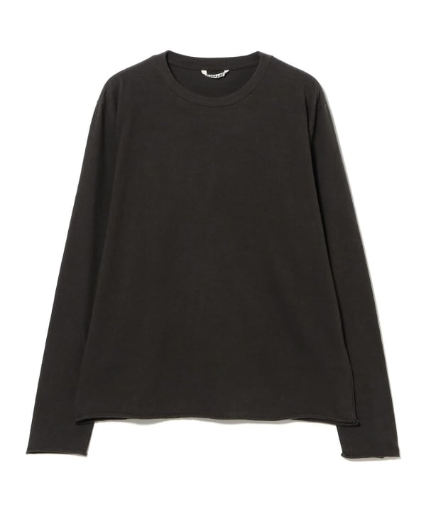 AURALEE / 磨毛有机COTTO JERSEY长袖T恤