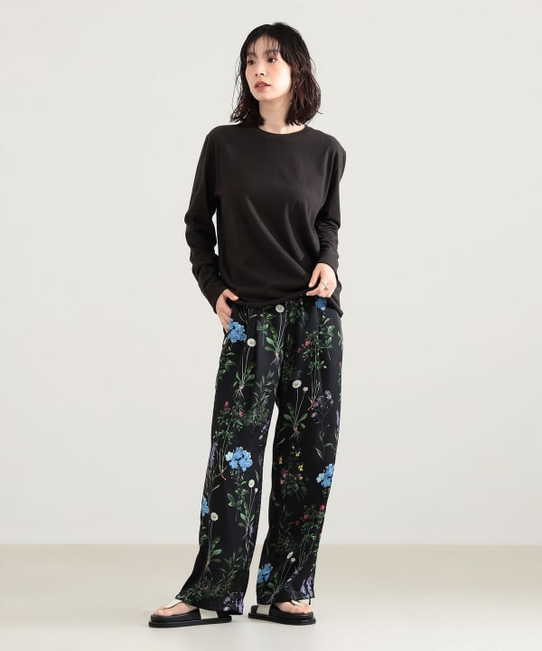 AURALEE / BRUSHED ORGANIC COTTON JERSEY LONG SLEEVE TEE Model ：H165　Size：1