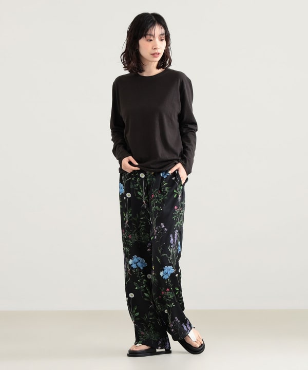 AURALEE / BRUSHED ORGANIC COTTON JERSEY LONG SLEEVE TEE Model ：H165　Size：1