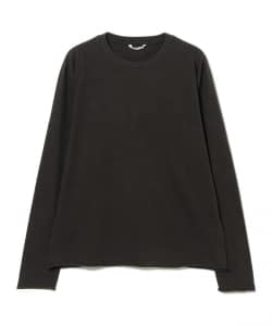 AURALEE / BRUSHED ORGANIC COTTON JERSEY L/S TEE