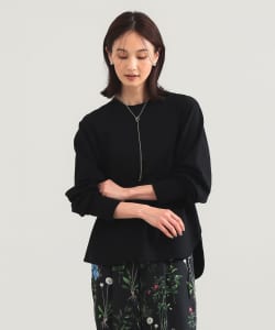 コットンキュプラ ラウンドヘム ロングスリーブ Tシャツ