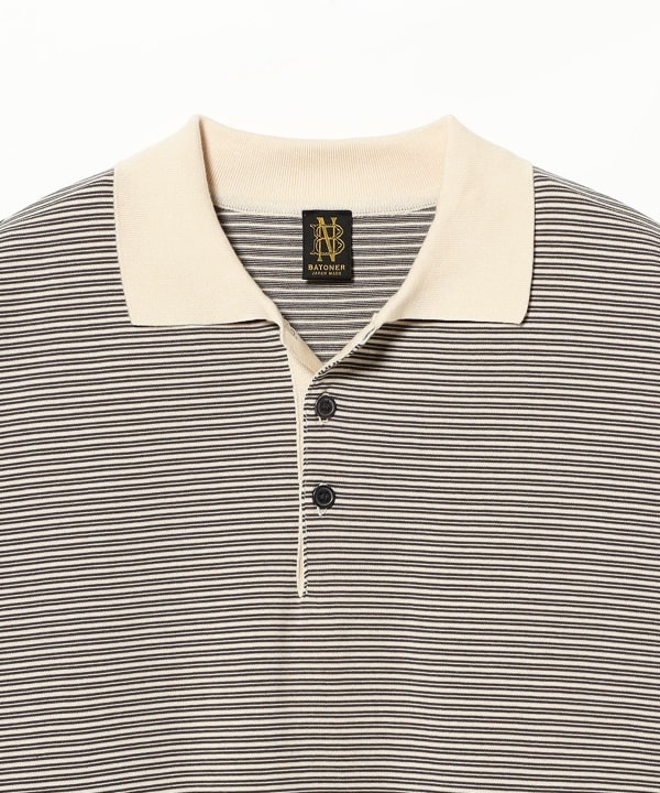 BATONER / ブラウジング ポロ ロングスリーブ Tシャツ