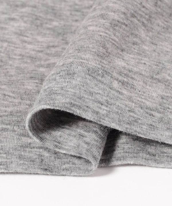 AURALEE / SUPER HIGH GAUGE SHEER RIB WIDE-NECK LONG SLEEVE TEE