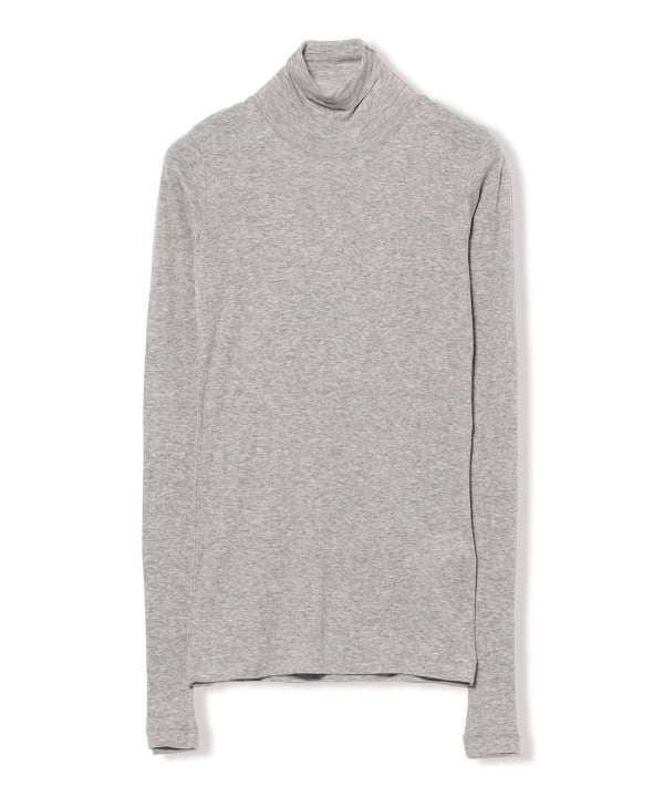 AURALEE / SUPER HIGH GAUGE SHEER RIB TURTLE NECK LONG SLEEVE TEE