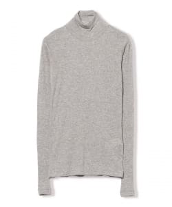 AURALEE / SUPER HIGH GAUGE SHEER RIB TURTLE NECK LONG SLEEVE TEE