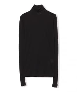 AURALEE / SUPER HIGH GAUGE SHEER RIB TURTLE NECK LONG SLEEVE TEE
