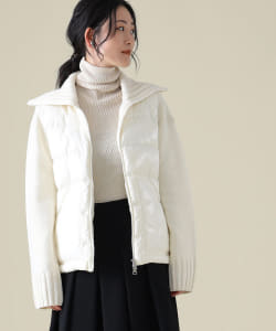 MONCLER / ハイネック ジップカーディガン