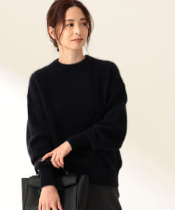 Demi-Luxe BEAMS / フラッフィ クルーネックニット