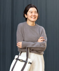 Demi-Luxe BEAMS / フラッフィ クルーネックニット
