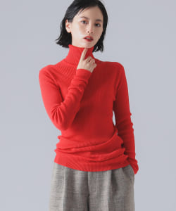JOHN SMEDLEY / MASSEY リブ タートルネック ニット