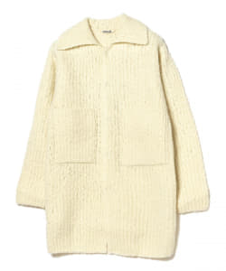AURALEE / MILLED WOOL MOAL KNIT LONG CARDIGAN
