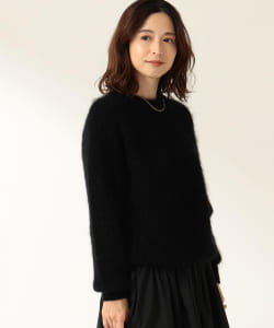 BATONER / モヘアウール クルーネックニット