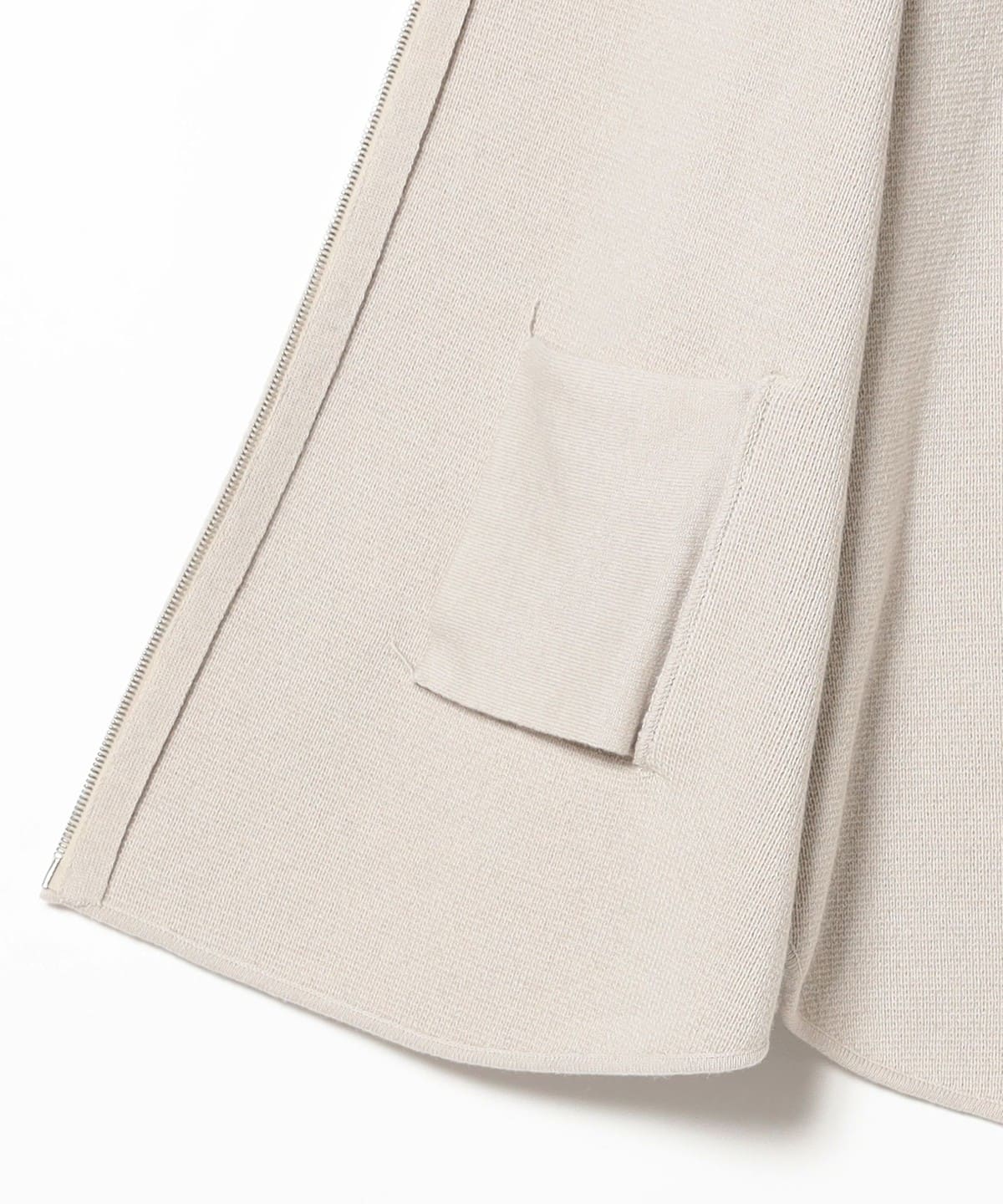 【美品】GIOVI/BEAMS フォックスファー　ポンチョ　アイボリー BEAMS SELECTION for WOMEN（ビームス セレクション for ウィメン