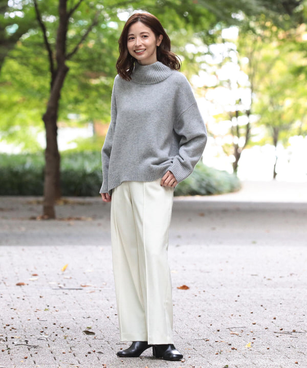 Demi-Luxe BEAMS（デミルクス ビームス）Demi-Luxe BEAMS / ハイネック ニット（トップス ニット・セーター）通販｜ BEAMS