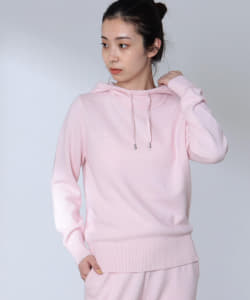 Demi-Luxe BEAMS / ウールカシミヤ ニットフーディ