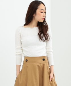 Letroyes / SYLVIE ボートネックニット